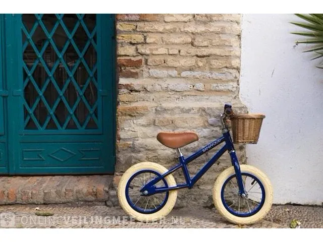 Loopfiets banwood, first go, blauw - afbeelding 3 van  5