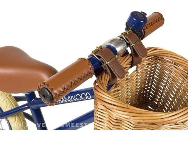 Loopfiets banwood, first go, blauw - afbeelding 4 van  5