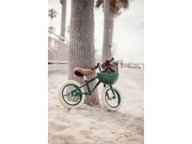 Loopfiets banwood, first go!, groen - afbeelding 3 van  5