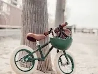 Loopfiets banwood, first go!, groen - afbeelding 3 van  5