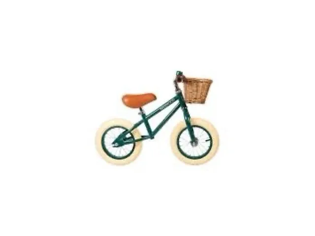 Loopfiets banwood, first go!, groen - afbeelding 4 van  5