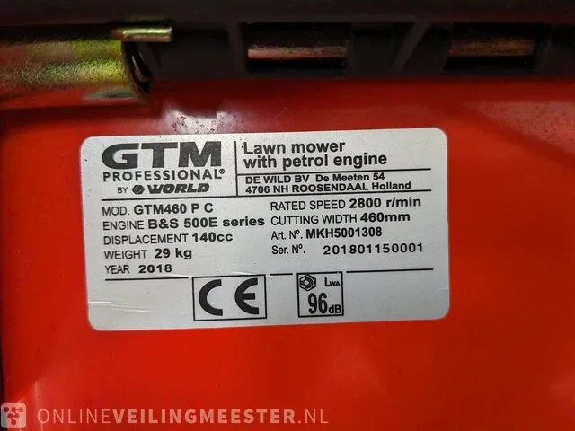 Loopmaaier gtm, gtm4620 p c - afbeelding 5 van  10