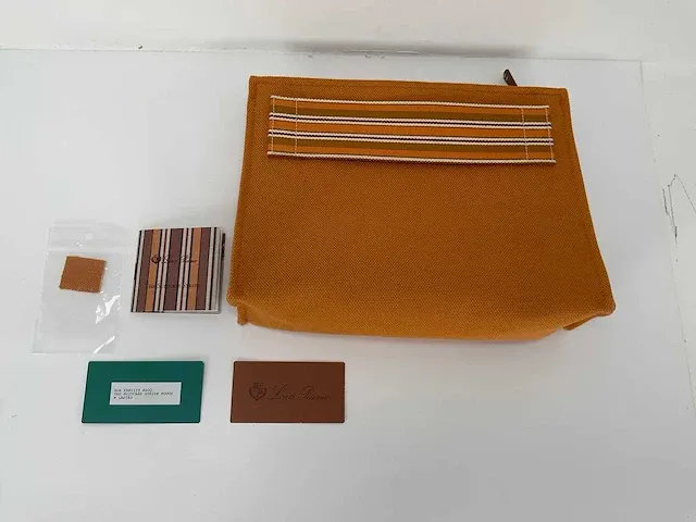 Lora piana - the suitcase stripe pouch - - afbeelding 3 van  3