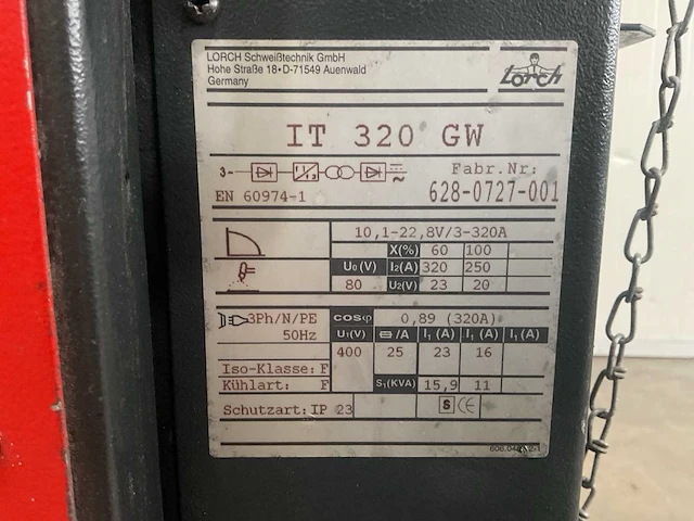 Lorch it 320 gw lasapparaat - afbeelding 8 van  8