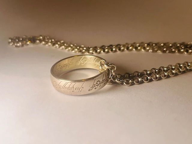 Lord of the rings officiële gelicenseerde 925 zilveren ring - afbeelding 5 van  6