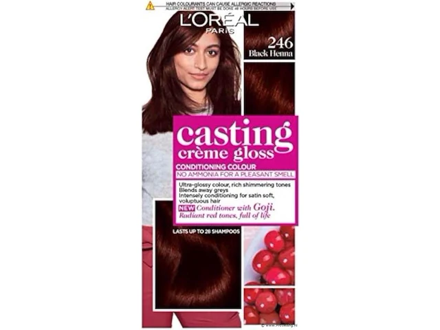 L'oréal paris casting crème gloss haarverf 246 black henna - afbeelding 1 van  1