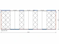 Losberger de boer - 2017 - 1240 m2 - aluminium hal/tent - afbeelding 3 van  42