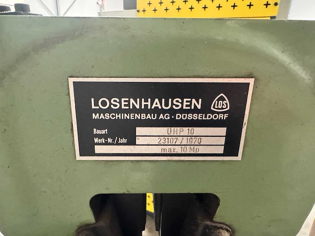 Losenhausen - 1970 - hydraulische test pers - afbeelding 6 van  6