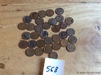 Lot belgische munten 0,50fr - afbeelding 1 van  2