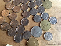 Lot belgische munten 1fr + - afbeelding 2 van  2