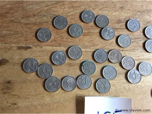 Lot belgische munten 25 ct - afbeelding 2 van  2