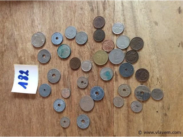 Lot belgische munten divers - afbeelding 1 van  3
