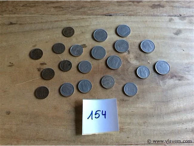 Lot belgische munten - afbeelding 1 van  3