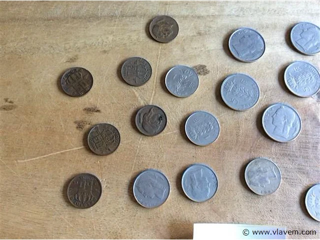 Lot belgische munten - afbeelding 2 van  3