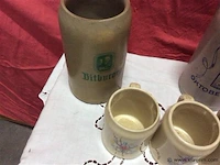 Lot bierkruiken - afbeelding 3 van  3