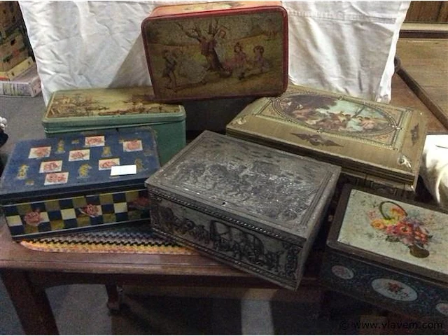 Lot blikken dozen - afbeelding 1 van  3