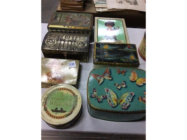 Lot blikken dozen - afbeelding 1 van  3