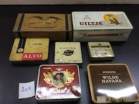 Lot blikken sigarendozen - afbeelding 1 van  3
