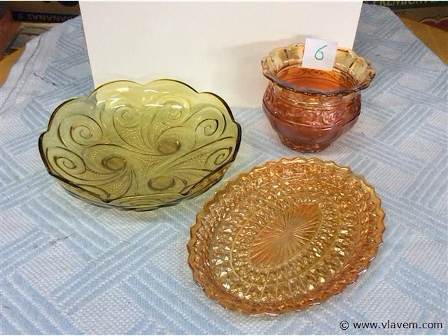 Lot brocante / glas - afbeelding 1 van  1