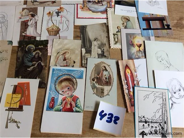 Lot communiekaartjes - afbeelding 3 van  4