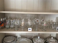 Lot diverse glazen / druppelglazen - afbeelding 1 van  3