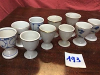 Lot eierdopjes divers - afbeelding 1 van  3