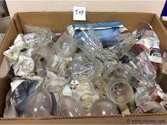 Lot glas divers - afbeelding 1 van  1