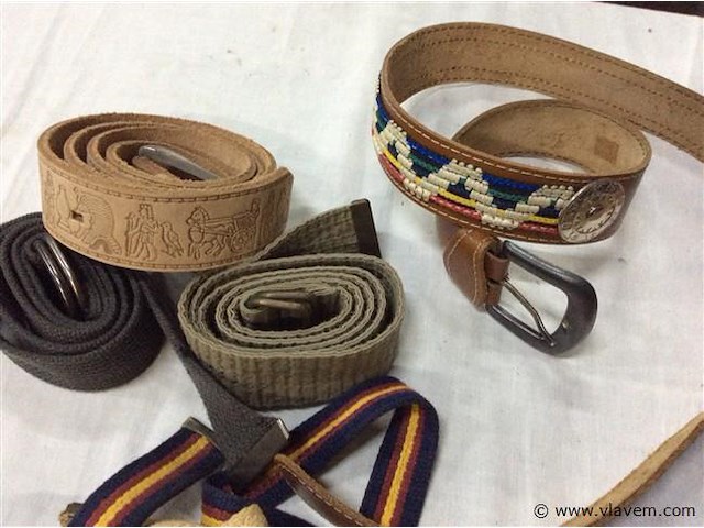 Lot heren riemen - afbeelding 2 van  2