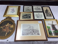 Lot kaders divers oa j van asseldonk - afbeelding 1 van  3