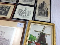 Lot kaders divers oa j van asseldonk - afbeelding 3 van  3