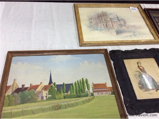 Lot kaders divers - afbeelding 2 van  3