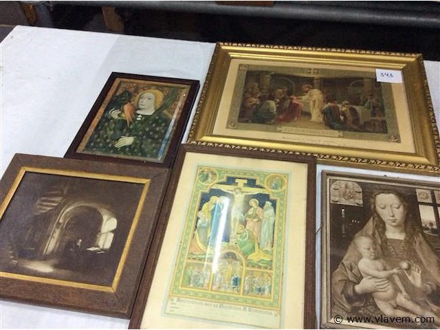 Lot kaders religieus - afbeelding 1 van  3