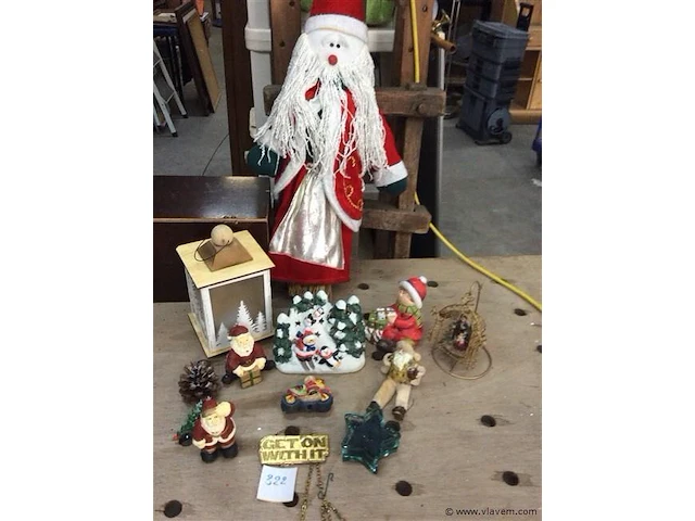 Lot kerst items divers - afbeelding 1 van  4