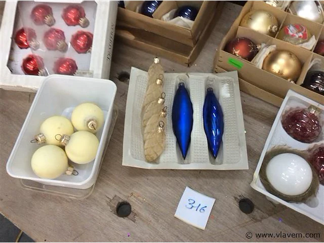 Lot kerstballen - afbeelding 3 van  4