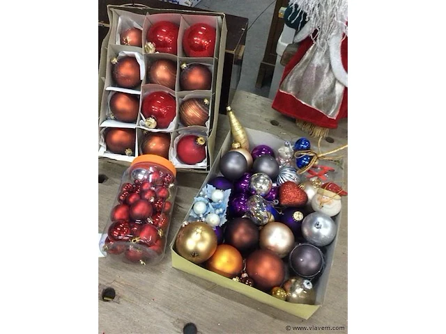 Lot kerstballen - afbeelding 1 van  3