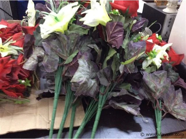 Lot kunst bloemen - afbeelding 3 van  3
