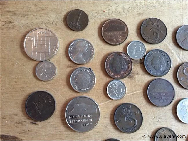 Lot nederlandse munten - afbeelding 2 van  3