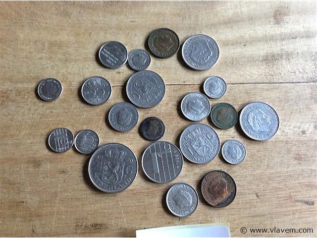 Lot nederlandse munten - afbeelding 1 van  2