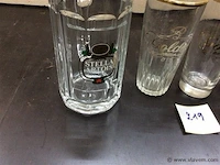 Lot oude bierglazen - afbeelding 2 van  3