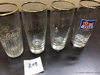 Lot oude bierglazen - afbeelding 3 van  3