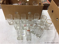 Lot oude glazen - afbeelding 1 van  2