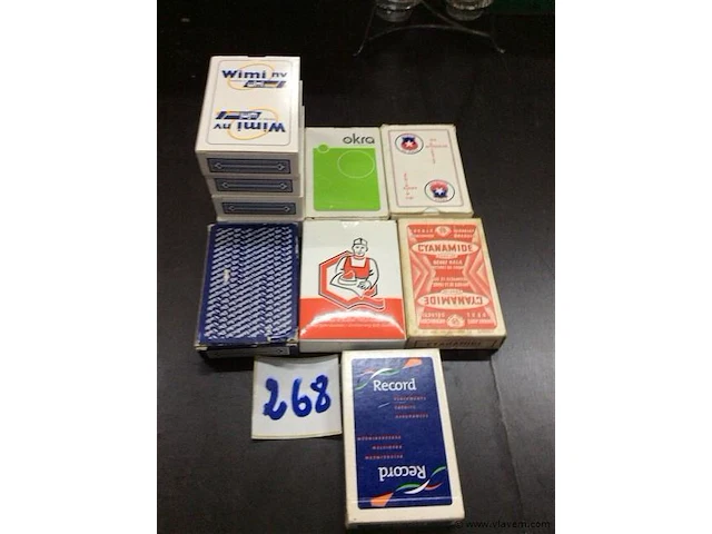 Lot speelkaarten - afbeelding 1 van  1