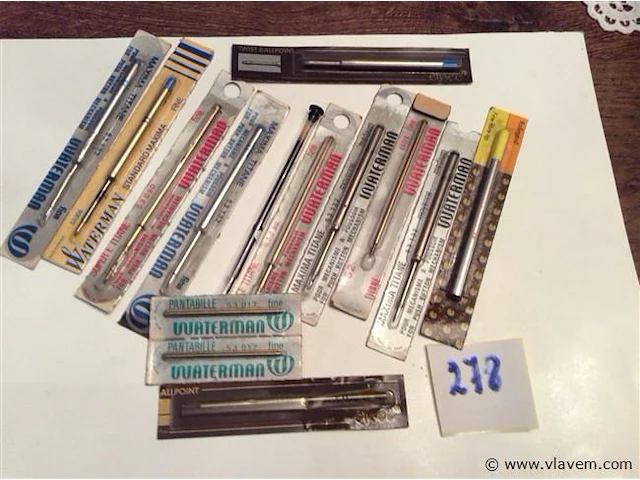 Lot vullingen waterman oud/nieuw - afbeelding 1 van  2