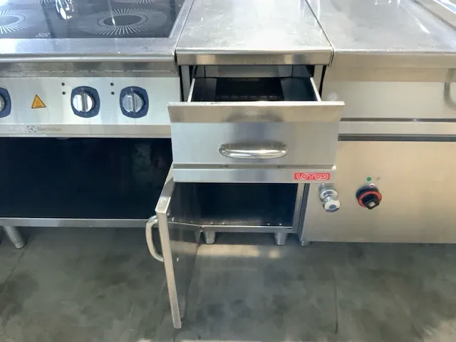 Lotus/electrolux bak- en kookeiland “rvs” - afbeelding 30 van  45