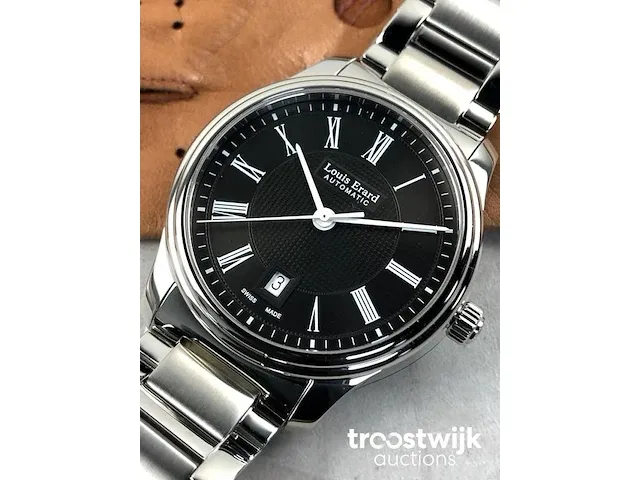 Louis erard heritage automatic 67278aa22.bma05 herenhorloge - afbeelding 1 van  9