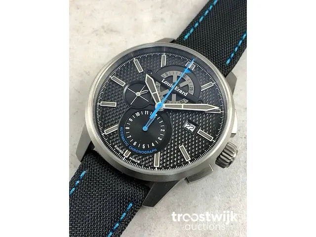 Louis erard la sportive chronograph automatic titan 78240ts05.batt05 herenhorloge - afbeelding 3 van  8