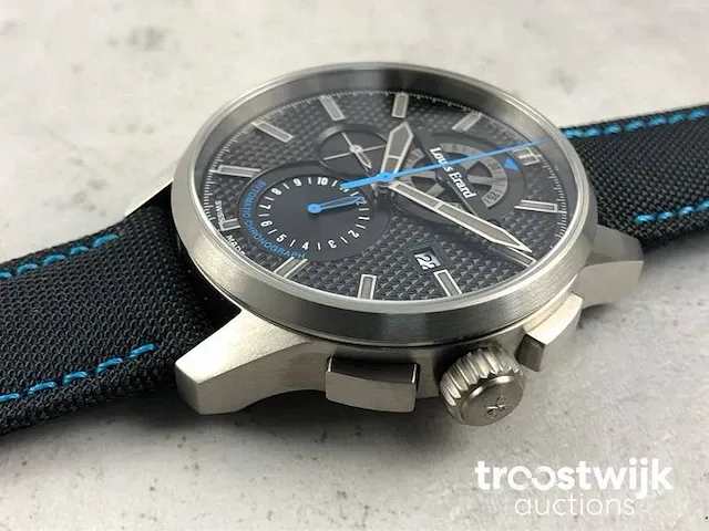 Louis erard la sportive chronograph automatic titan 78240ts05.batt05 herenhorloge - afbeelding 4 van  8