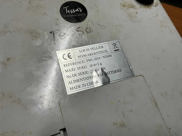 Louis tellier keukenweegschalen (2x) - afbeelding 5 van  6