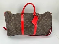 Louis vuitton - keepall bandouliere 50 coquelicot - afbeelding 1 van  6