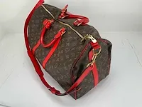 Louis vuitton - keepall bandouliere 50 coquelicot - afbeelding 5 van  6